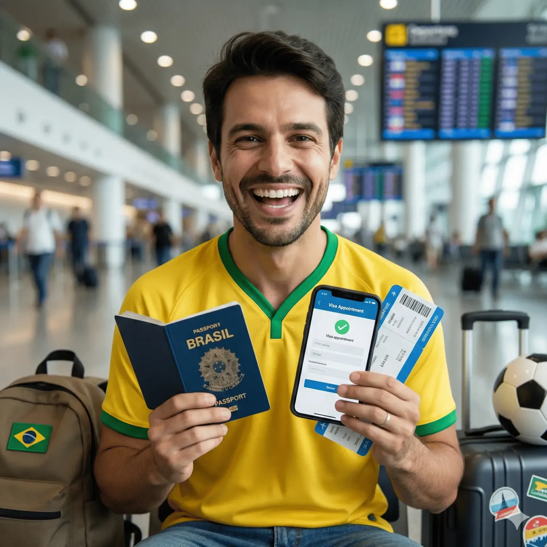 Imagem principal para o artigo Visto Americano para Copa do Mundo 2026: Guia Completo da Viaggi Vistos